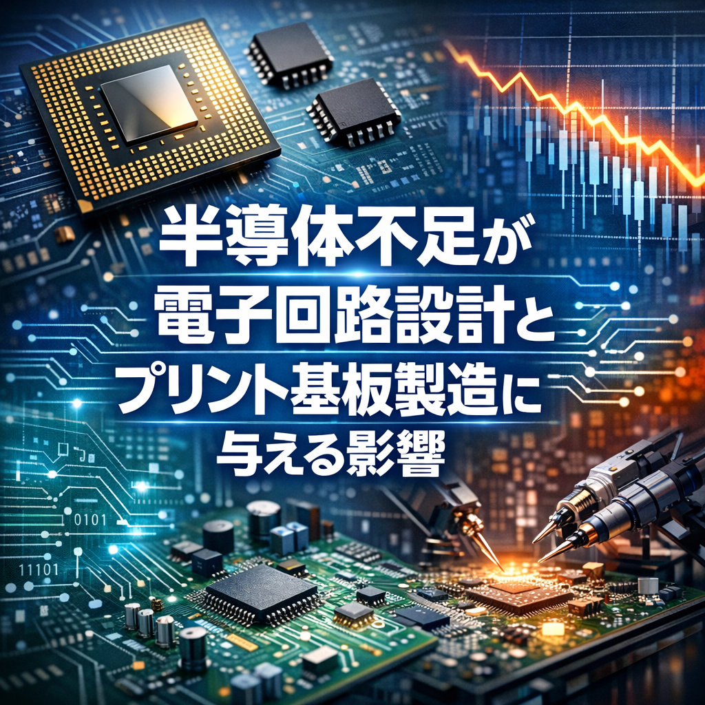 半導体不足が電子回路設計とプリント基板製造に与える影響