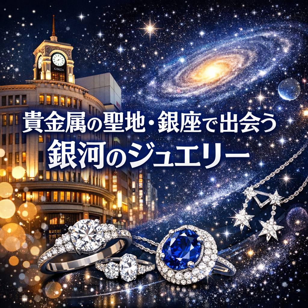 貴金属の聖地・銀座で出会う銀河のジュエリー