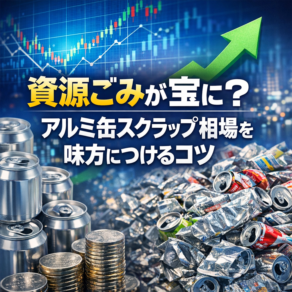 資源ごみが宝に？アルミ缶スクラップ相場を味方につけるコツ