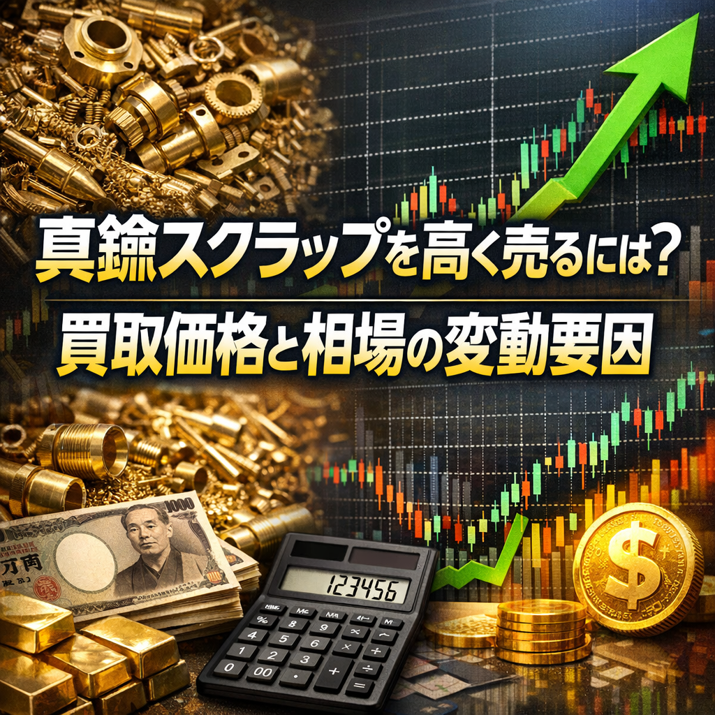 真鍮スクラップを高く売るには？買取価格と相場の変動要因