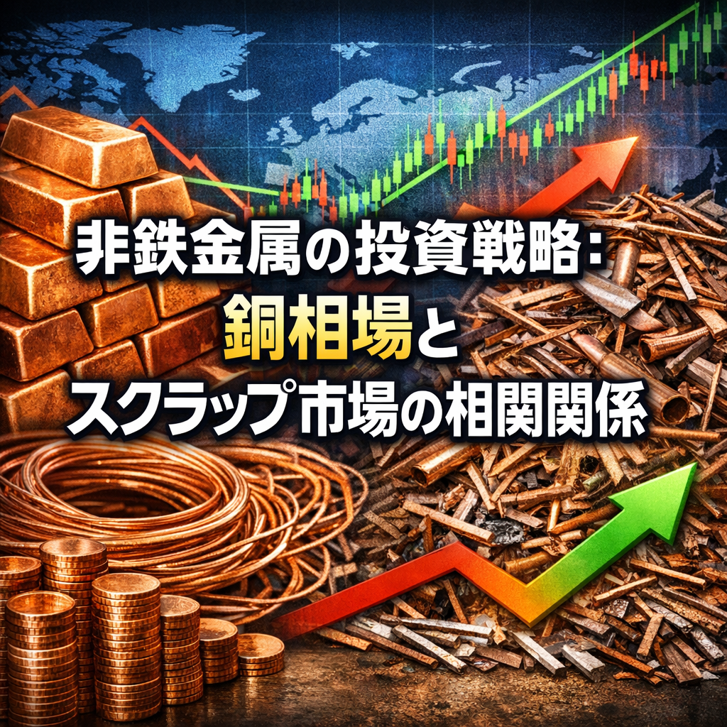 非鉄金属の投資戦略：銅相場とスクラップ市場の相関関係