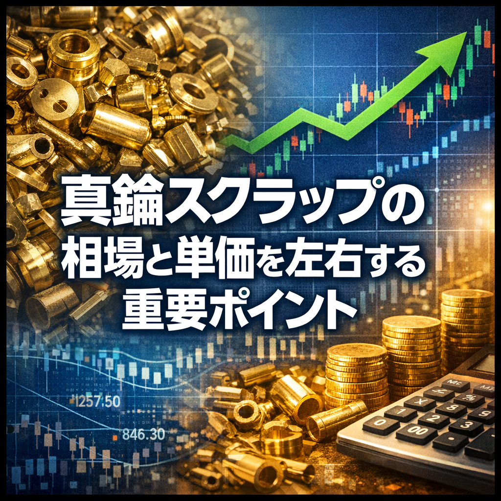 真鍮スクラップの相場と単価を左右する重要ポイント