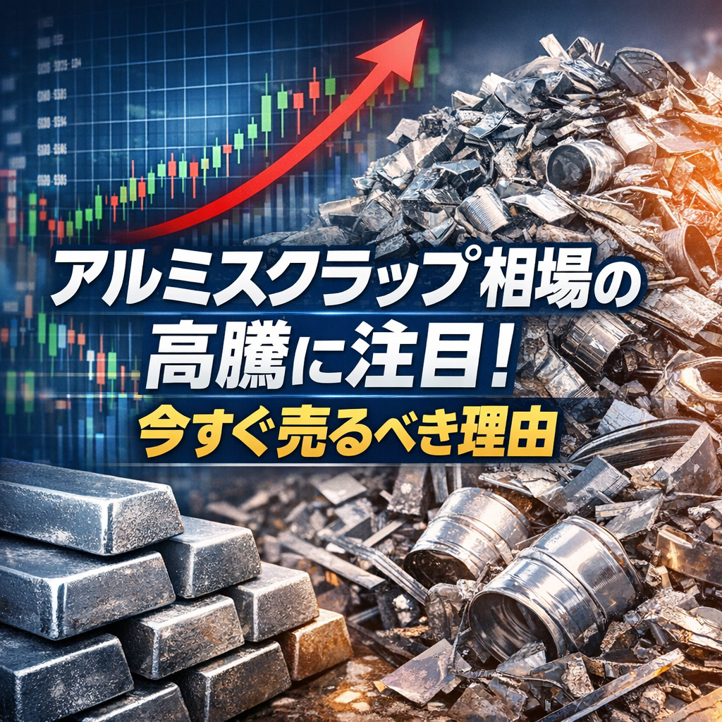アルミスクラップ相場の高騰に注目!今すぐ売るべき理由