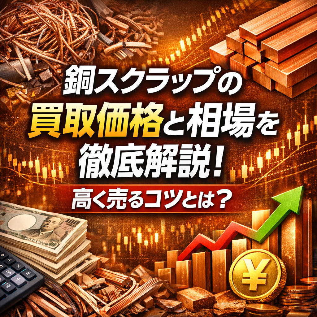 銅スクラップの買取価格と相場を徹底解説!高く売るコツとは?