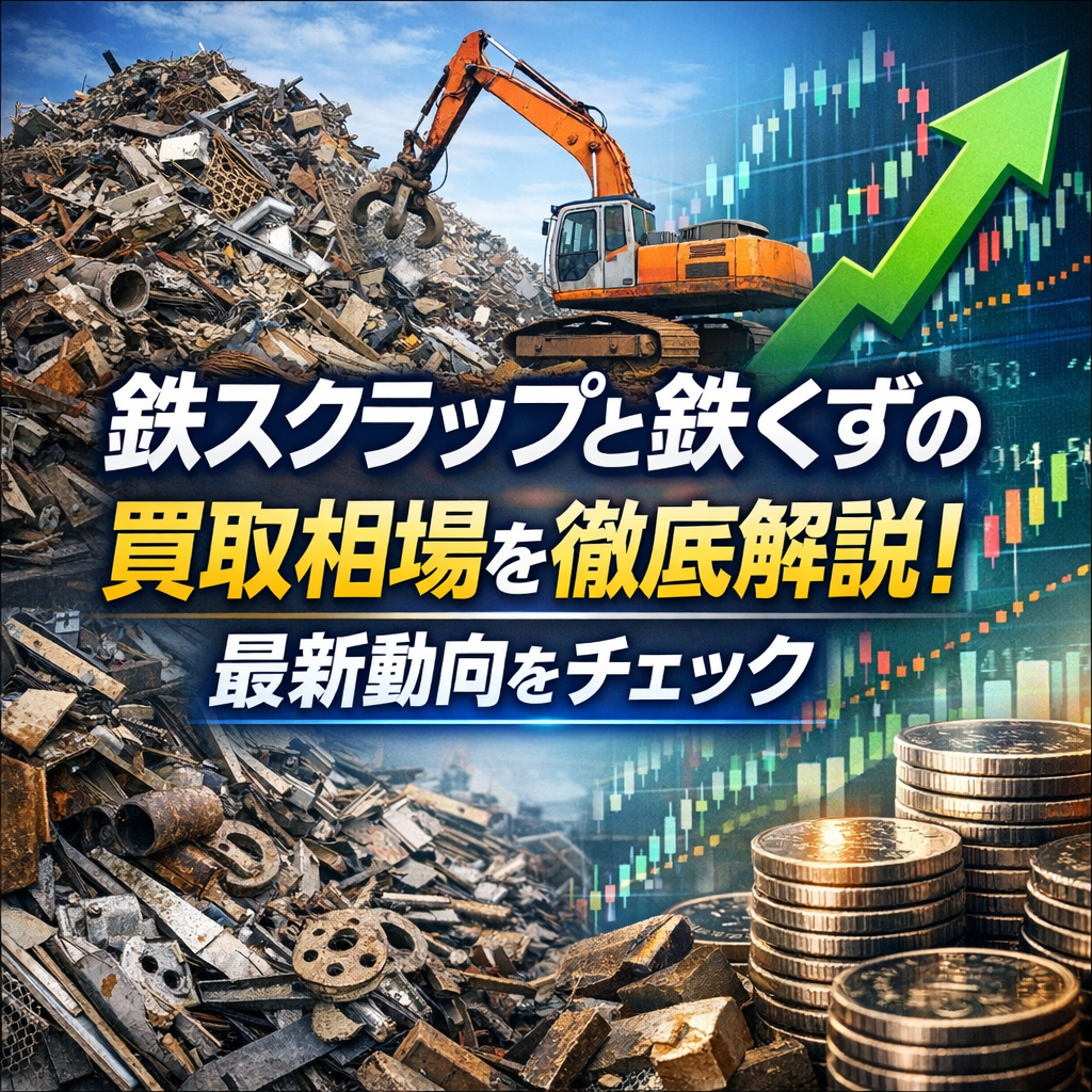 鉄スクラップと鉄くずの買取相場を徹底解説！最新動向をチェック