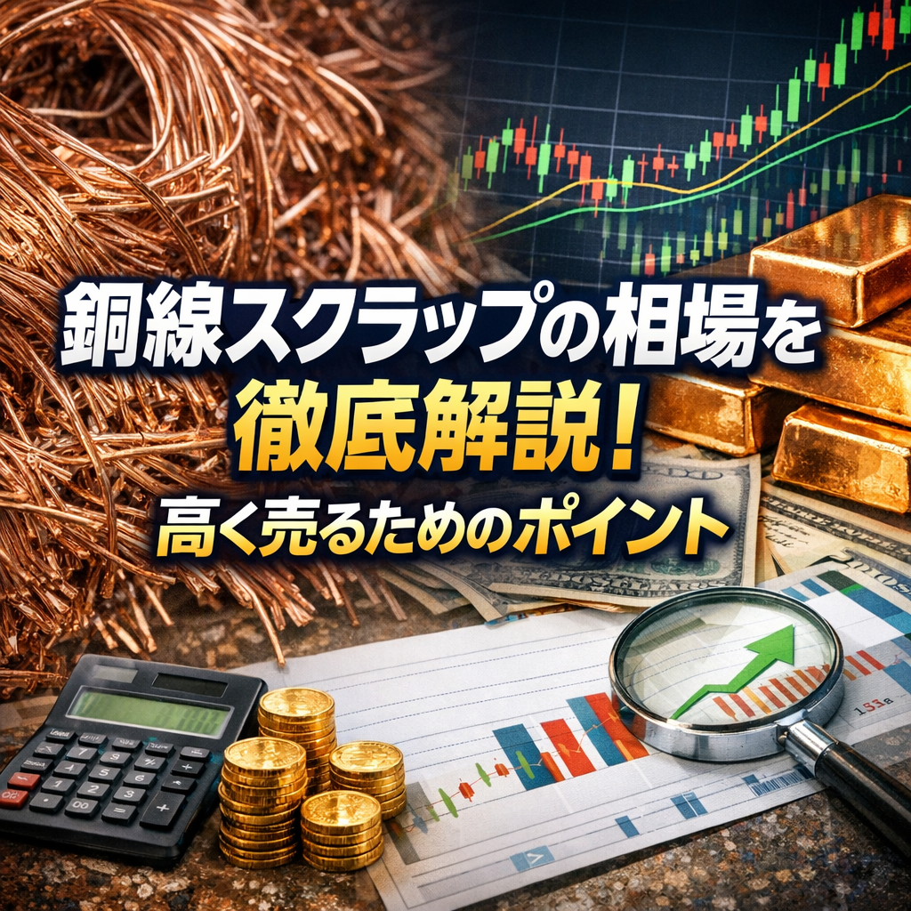 銅線スクラップの相場を徹底解説！高く売るためのポイント