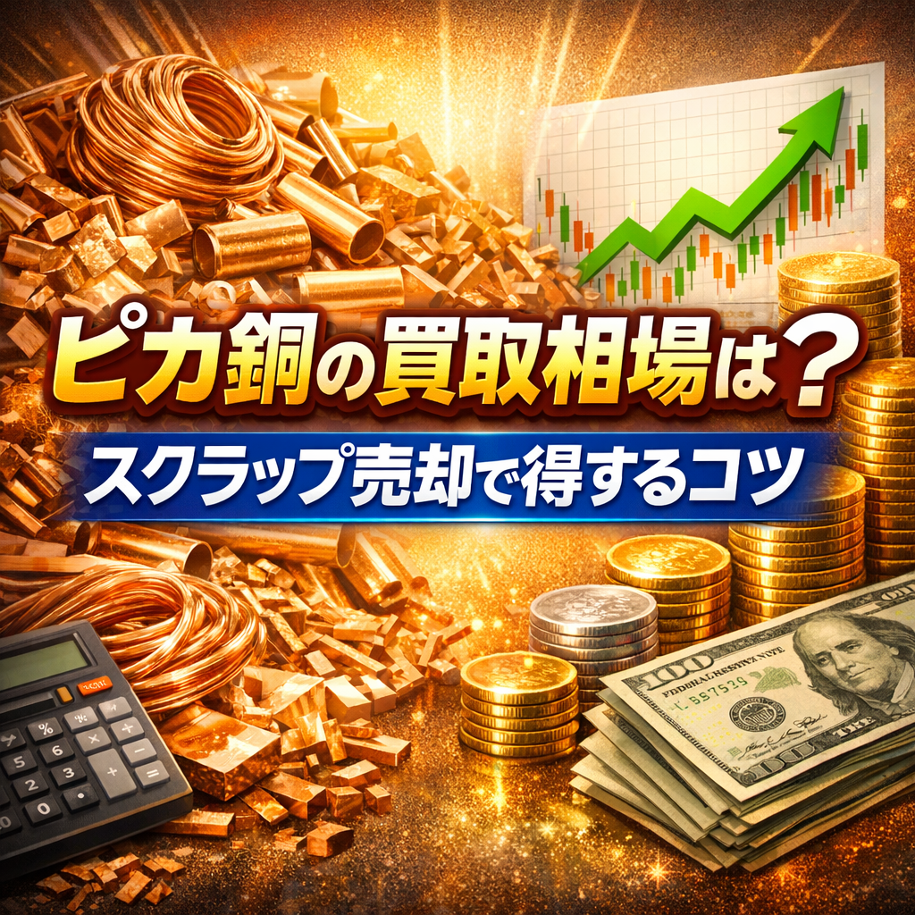 ピカ銅の買取相場は？スクラップ売却で得するコツ