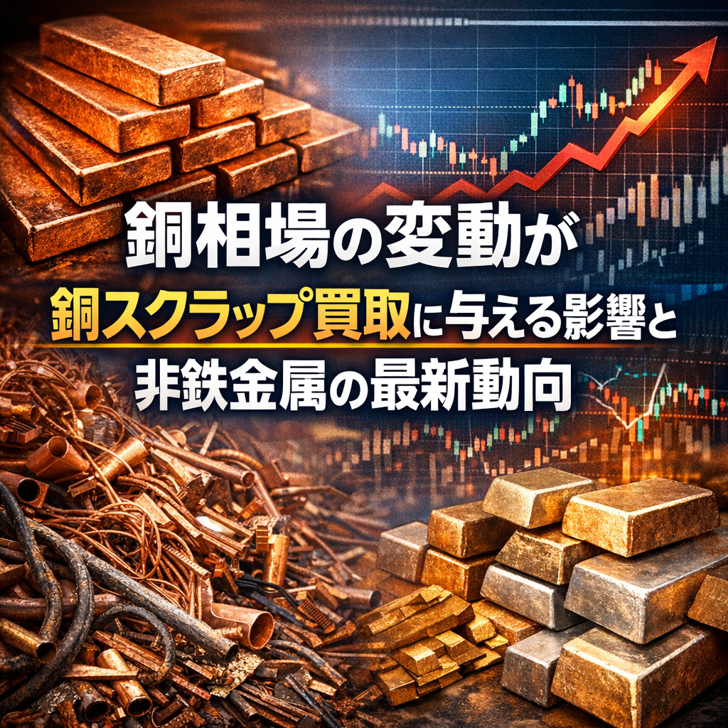 銅相場の変動が銅スクラップ買取に与える影響と非鉄金属の最新動向