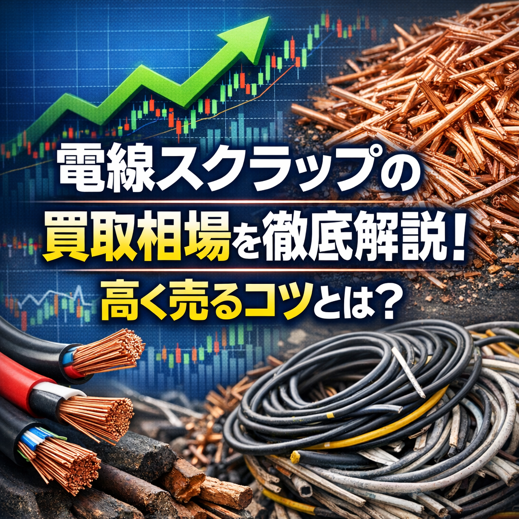 電線スクラップの買取相場を徹底解説!高く売るコツとは?
