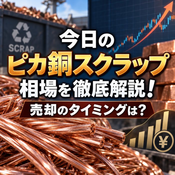 今日のピカ銅スクラップ相場を徹底解説！売却のタイミングは？