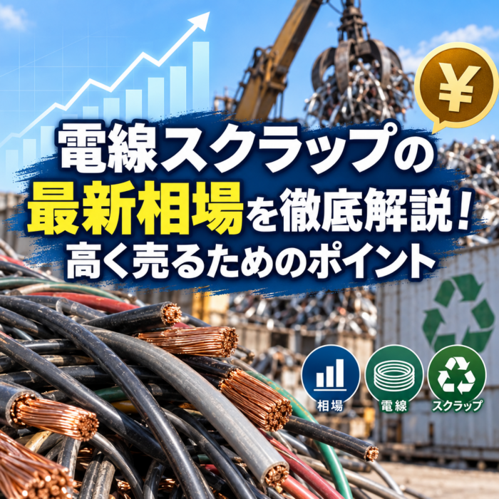 電線スクラップの最新相場を徹底解説！高く売るためのポイント
