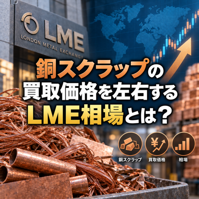 銅スクラップの買取価格を左右するLME相場とは？