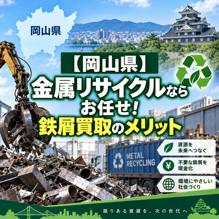 【岡山県】金属リサイクルならお任せ！鉄屑買取のメリット