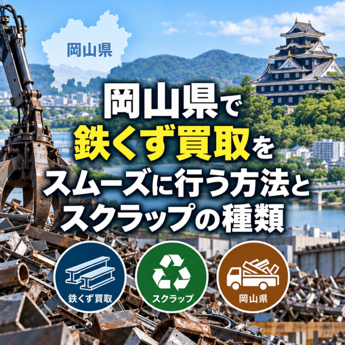 岡山県で鉄くず買取をスムーズに行う方法とスクラップの種類